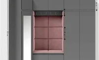 Cuier Hol Max 39, Grafit/Roz - Trinity 23 1