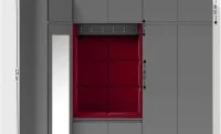 Cuier Hol Max 39, Grafit/Rosu - Trinity 24