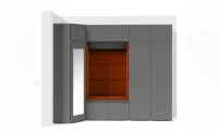 Cuier Hol Max 39, Grafit/Portocaliu - Trinity 25