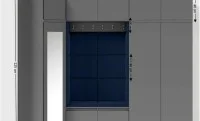 Cuier Hol Max 39, Grafit/Albastru - Trinity 30 1