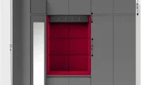 Cuier Hol Max 39, Grafit/Rosu - Trinity 9 1