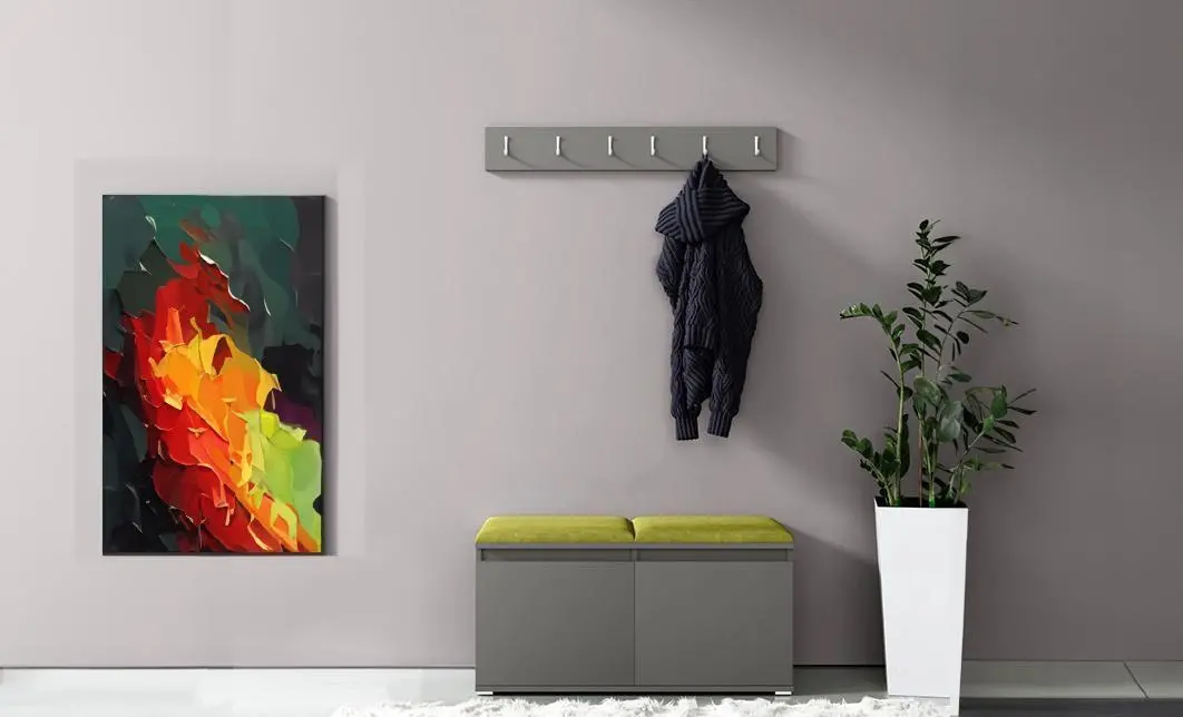 Cuier Hol Max 5, Grafit/ Verde - Trinity 12