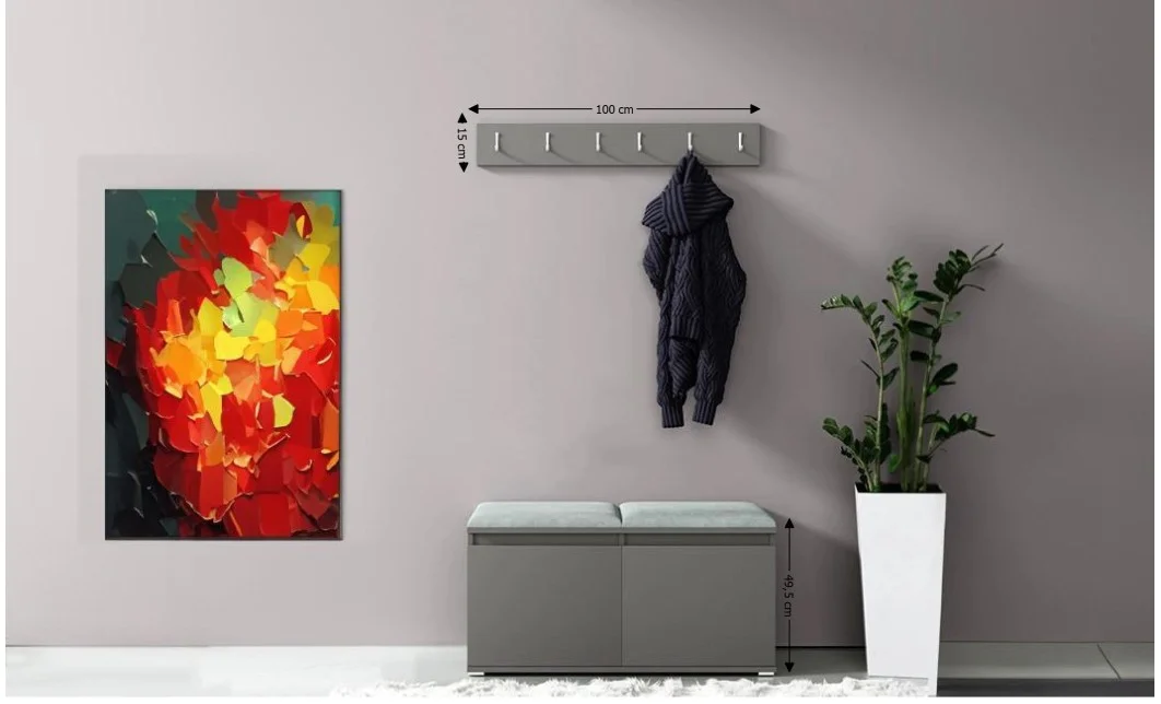 Cuier Hol Max 5, Grafit/ Verde - Trinity 21 1
