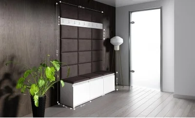 Cuier Hol Max 6, Alb/ Maro - Trinity 7