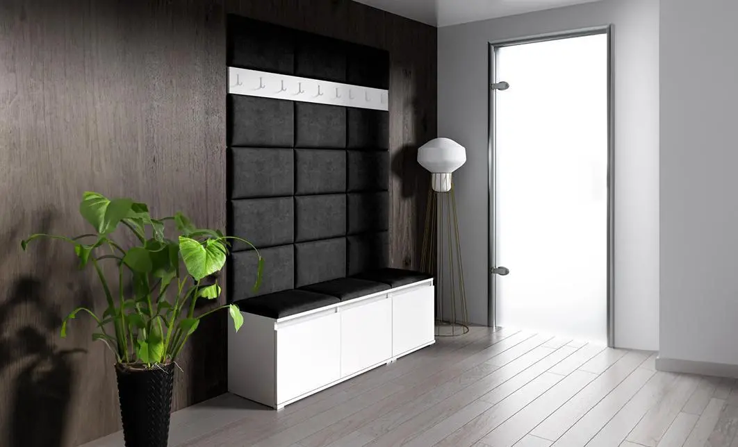 Cuier Hol Max 6, Alb/ Negru - Trinity 16