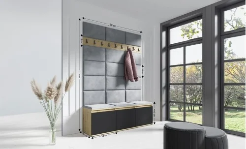 Cuier Hol Max 6, Artisan/ Gri - Trinity 14