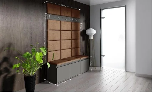 Cuier Hol Max 6, Grafit/ Bej - Trinity 4