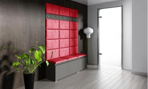 Cuier Hol Max 6, Grafit/ Rosu - Trinity 9