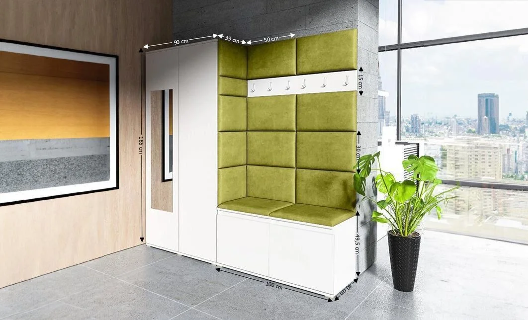 Cuier Hol Max 8, Alb/ Verde - Trinity 12 1