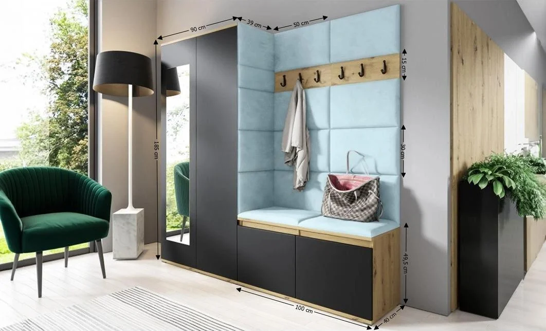 Cuier Hol Max 8, Artisan/ Albastru - Trinity 22 1