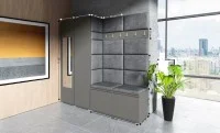 Cuier Hol Max 8, Grafit/ Gri - Trinity 15