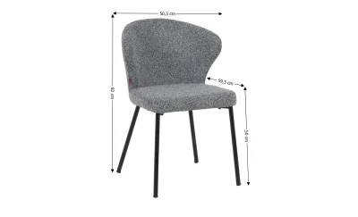 Scaun Living DCM1207CF Gri
