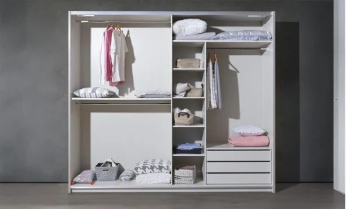 Dormitor Modern Blossom cu Dulap 2 Uși 