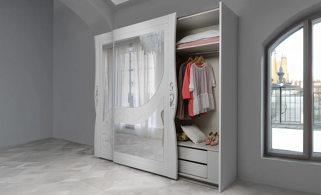 Dormitor Modern Brielle cu Dulap 2 Uși  2