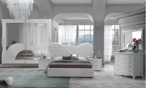 Dormitor Modern Brielle cu Dulap 2 Uși 