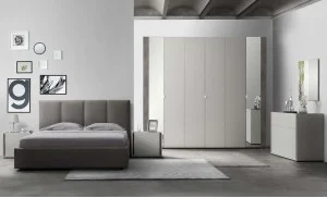 Dormitor Modern Ilaria cu Dulap 6 Uși 