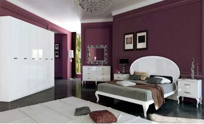 Dormitor Modern Imperia cu Dulap 6 Uși