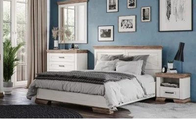 Dormitor Clasic Marsel cu Dulap 3 Uși