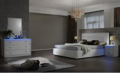 Dormitor Modern New Gemma cu Dulap 4 Uși 