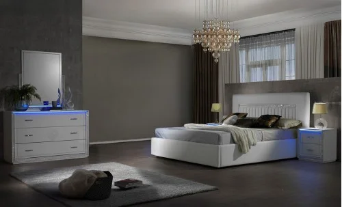 Dormitor Modern New Gemma cu Dulap 4 Uși 