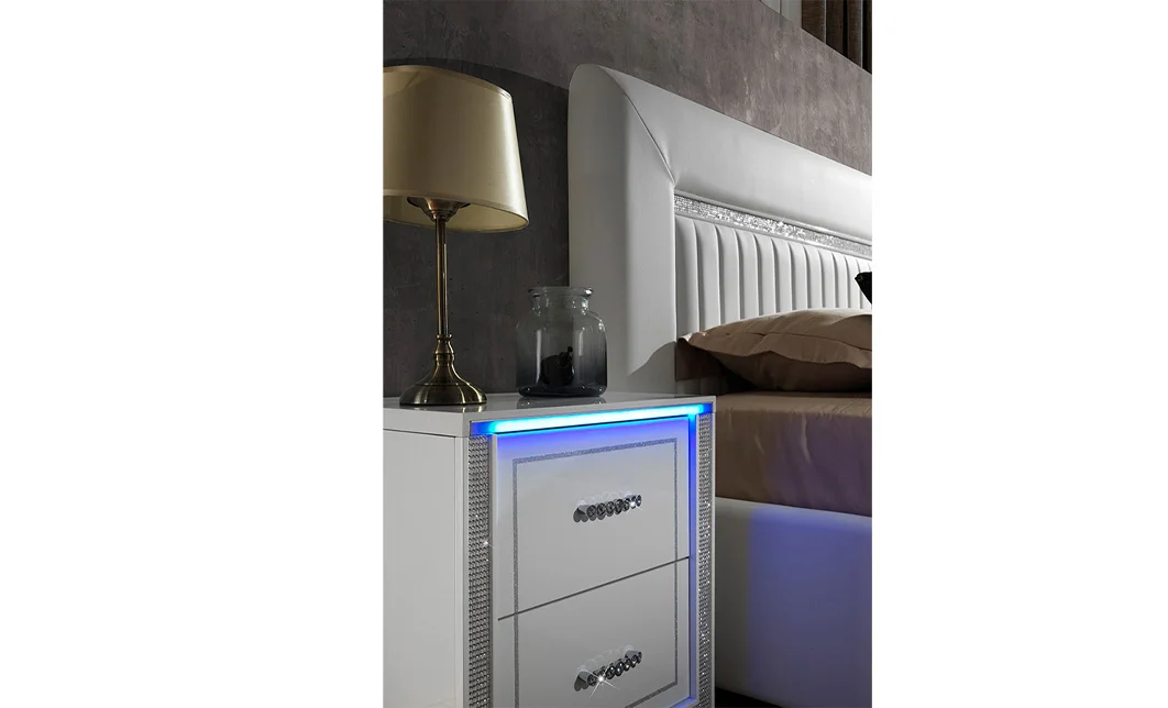 Dormitor Modern New Gemma cu Dulap 4 Uși  4