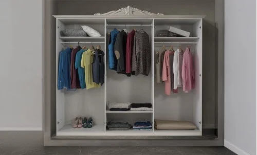 Dormitor Clasic Nora cu Dulap 6 Uși