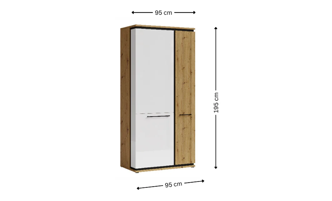 Dulap Living Molto Alb Artisan ML1 1