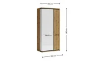 Dulap Living Molto Alb Artisan ML1 1