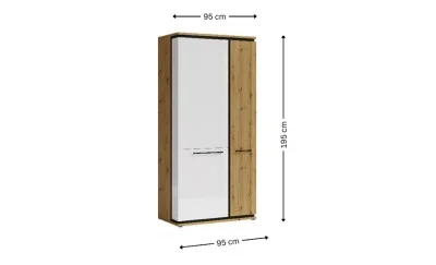 Dulap Living Molto Alb Artisan ML1