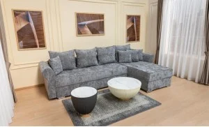 Colțar Extensibil Elsa XXL Bonell Gri - Kim 15 Interschimbabil