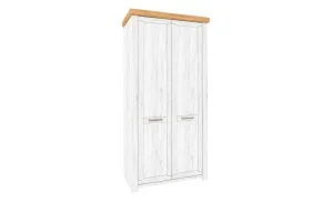 Dulap cu 2 Uși Sudbury F Stejar Craft Gold și Stejar Craft Alb
