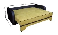 Canapea Extensibilă Corina Memory Max Lemon 43 5