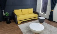 Canapea Extensibilă Corina Memory Max Lemon 43