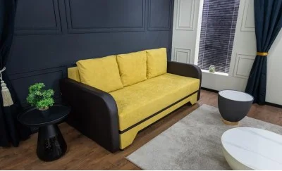 Canapea Extensibilă Corina Bonell Max, Mustar