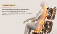 Fotoliu A035 Alb cu Funcție de Masaj 6