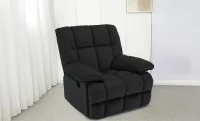 Fotoliu Rotativ cu Recliner KJC4423 Negru