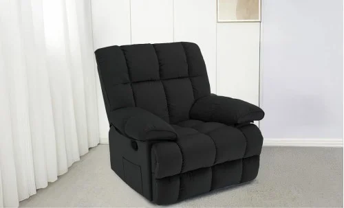 Fotoliu Rotativ cu Recliner KJC4423 Negru