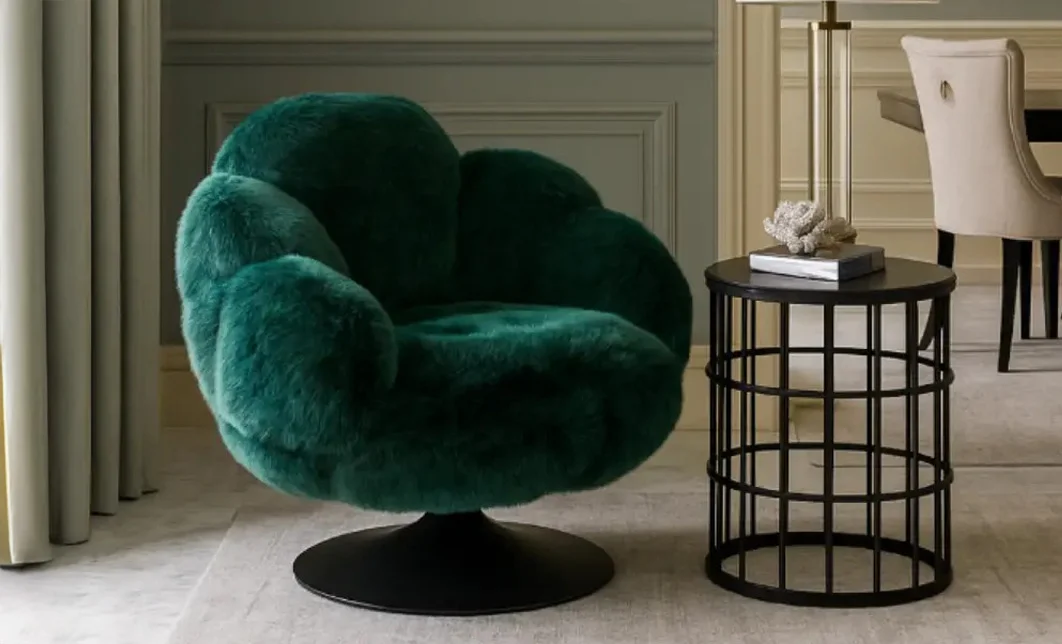 Fotoliu Pufos KJL5427, Verde