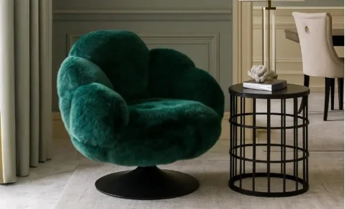 Fotoliu Pufos KJL5427, Verde