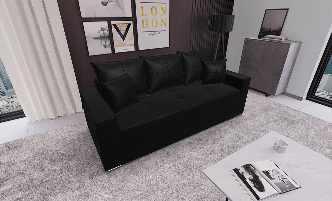 Canapea Extensibilă Claudia Bonell Mini, Negru 1