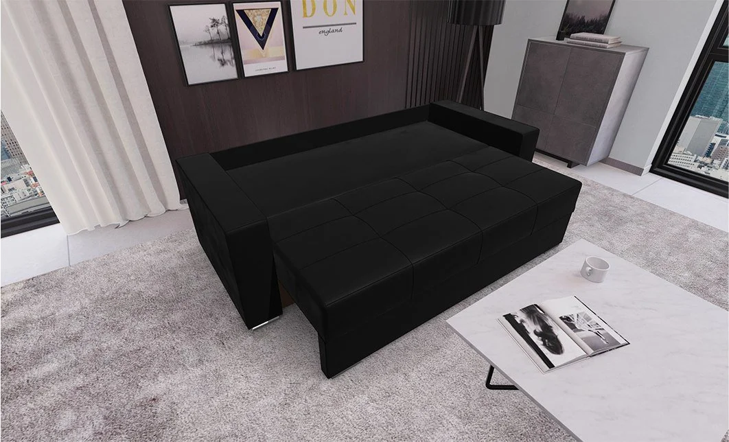 Canapea Extensibilă Claudia Bonell Mini, Negru 2