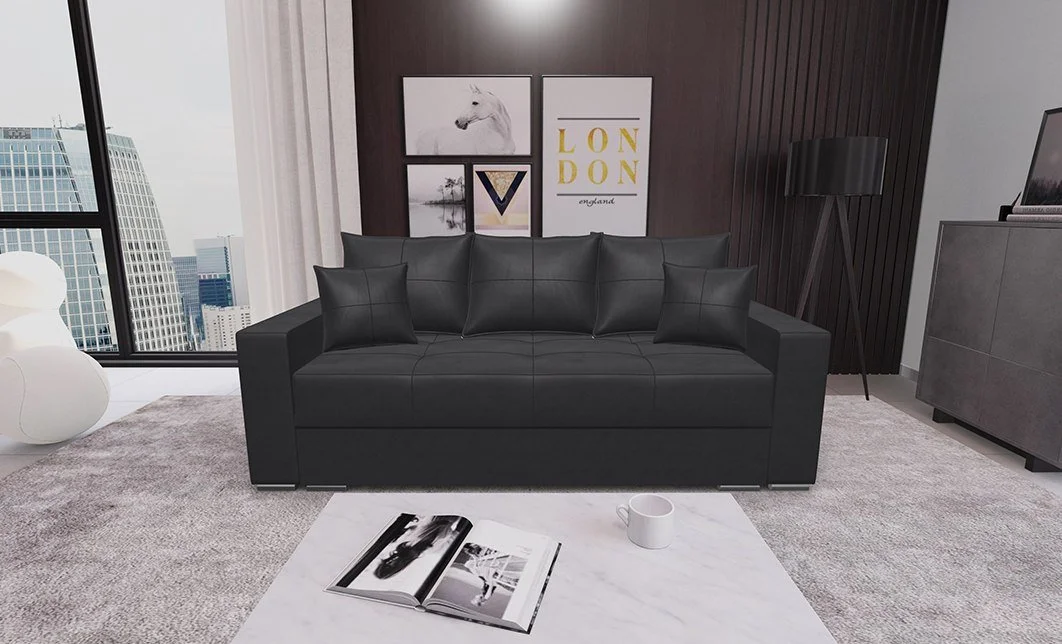 Canapea Extensibilă Claudia Bonell Mini, Gri carbune