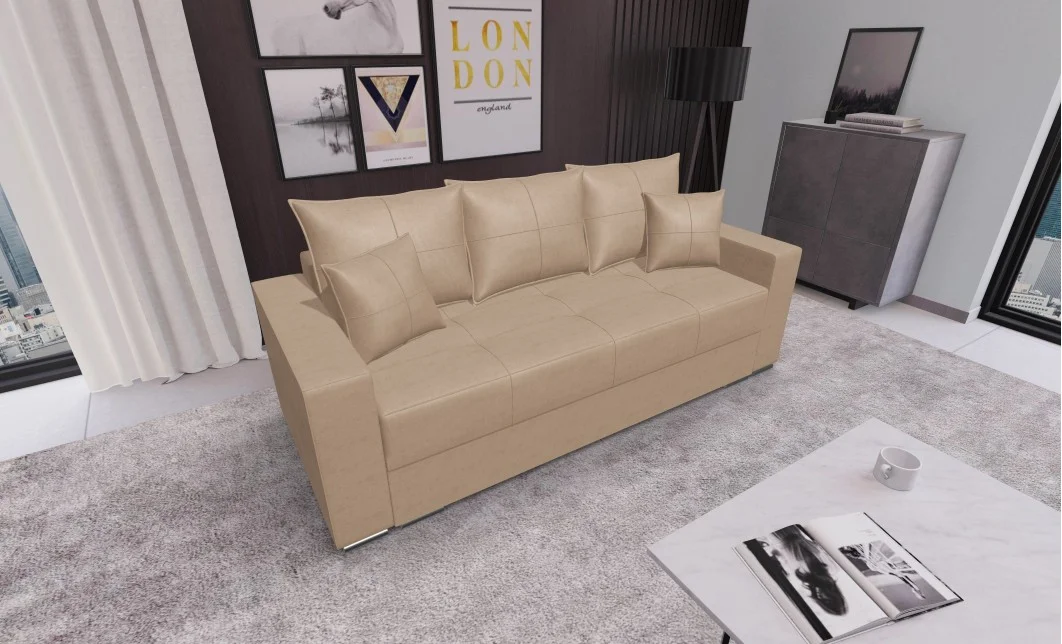 Canapea Extensibilă Claudia Bonell Mini, Maro deschis 1