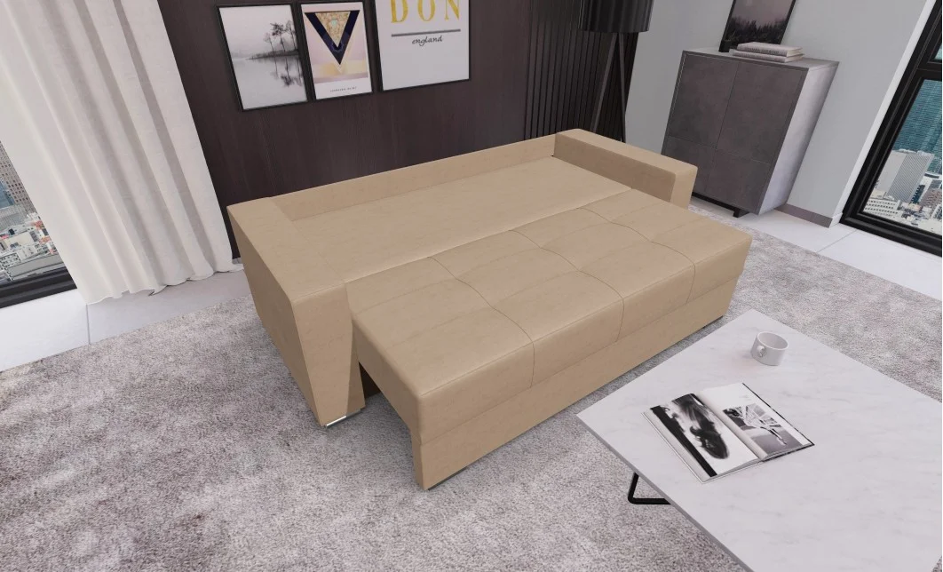 Canapea Extensibilă Claudia Bonell Mini, Maro deschis 2