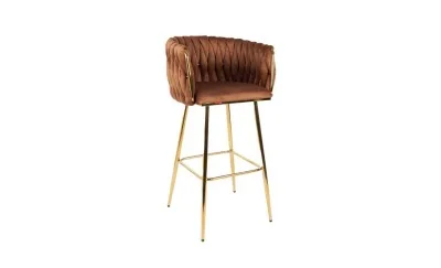 Scaun Bar KJC365 Maro & Picioare Aurii