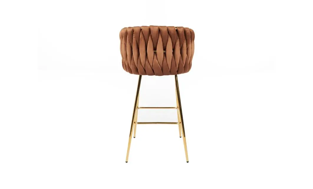 Scaun Bar KJC365 Maro & Picioare Aurii 5
