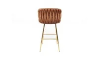 Scaun Bar KJC365 Maro & Picioare Aurii 5
