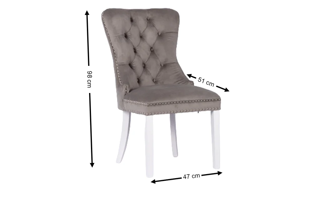 Scaun Living KJC005 Gri/Alb 1