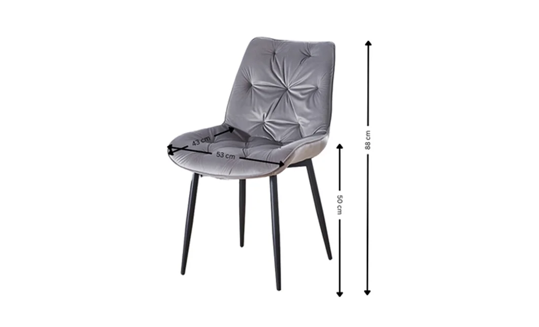Scaun Living KJC0357 Gri 2