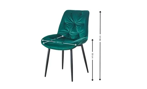 Scaun Living KJC0357 Verde